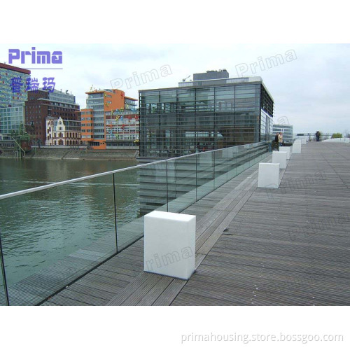 Glass Balustrade with Steel Base Channel/U Channel Glass Balustrade/Aluminum Channel (PR-B58)